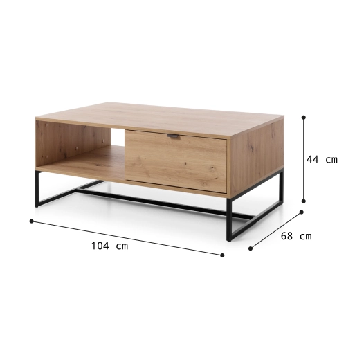 Stolik Kawowy Dąb Loft